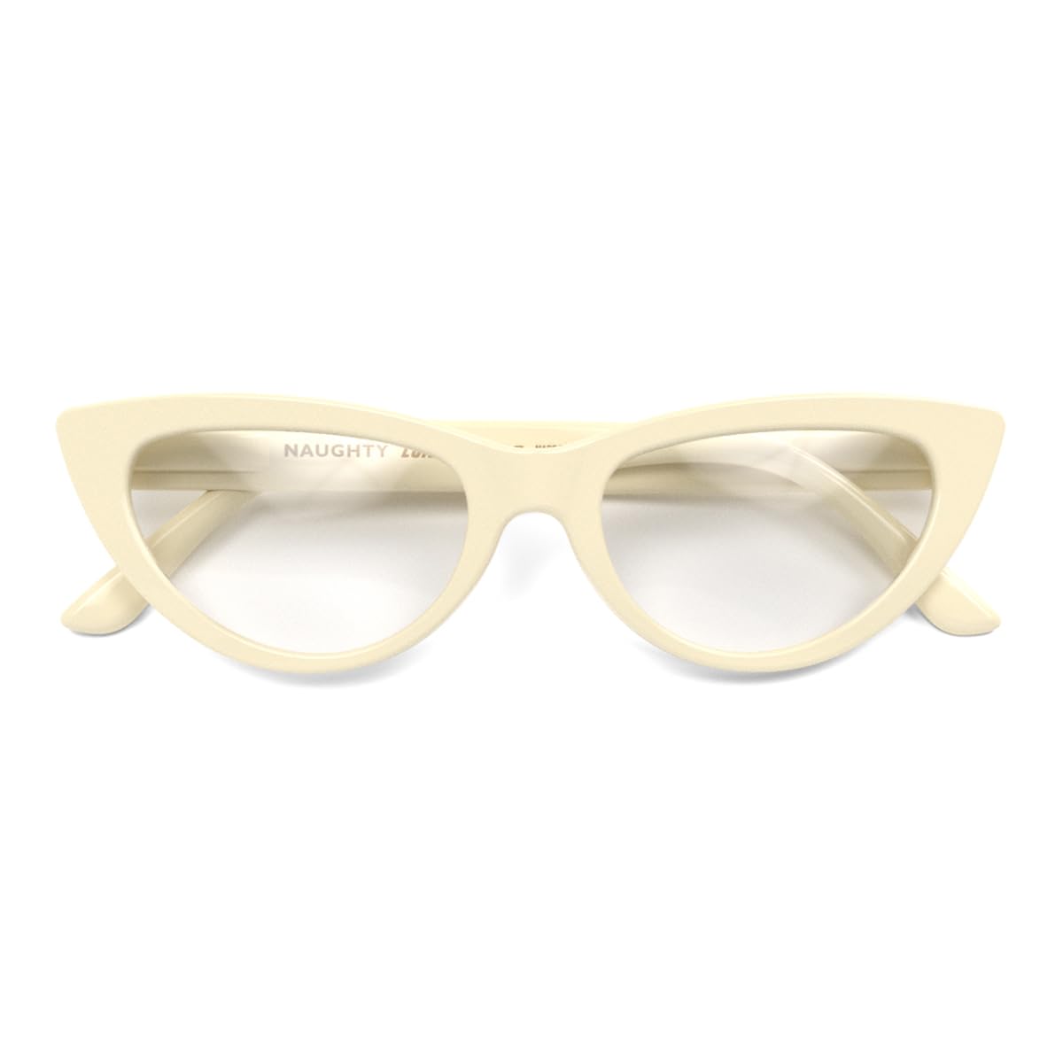 London Mole Cat Eye Reading Glasses for Women - Stylish Designer Readers with Fun Naughty Print - Perfect for Reading, Office, and Fashion Accessories