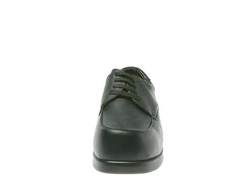 Apis Black Mt. Emey 801 Men's Dress Casual Shoes - Comfortable Supra-Depth Oxfords for Business & Everyday Wear