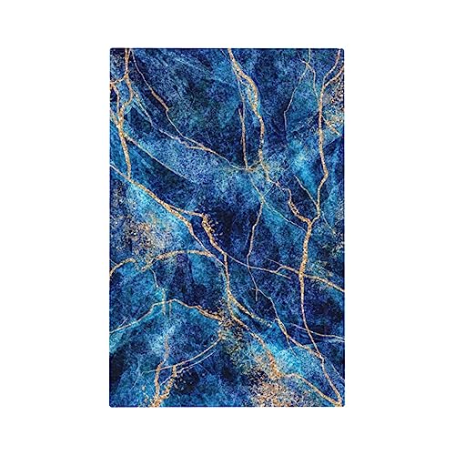 Navy Blue Marble Wall Plate