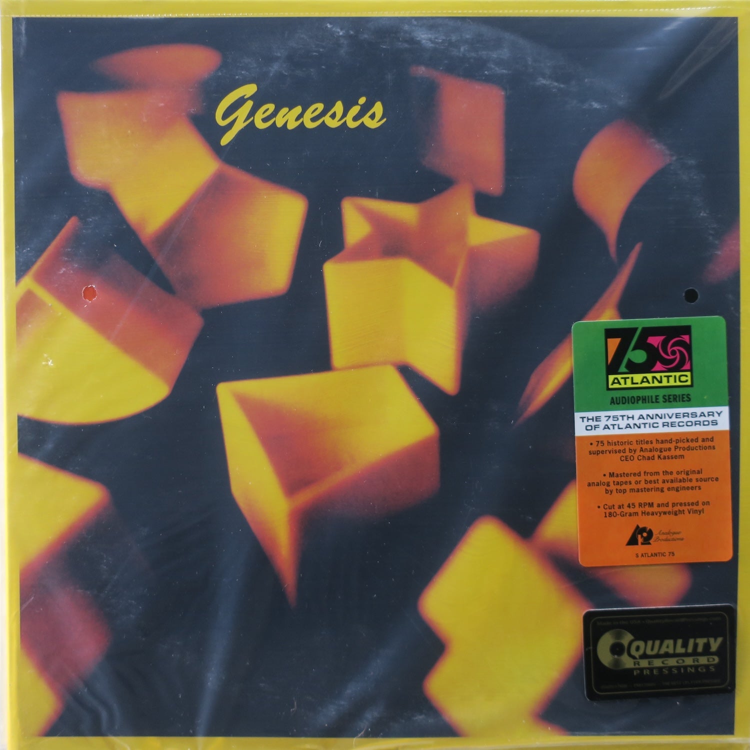 GENESIS s/t Analogue Productions 45rpm 180g Vinyl 2LP - High-Quality Audiophile Record for Music Collectors & Vinyl Enthusiasts - Perfect for Home Listening & Hi-Fi Systems