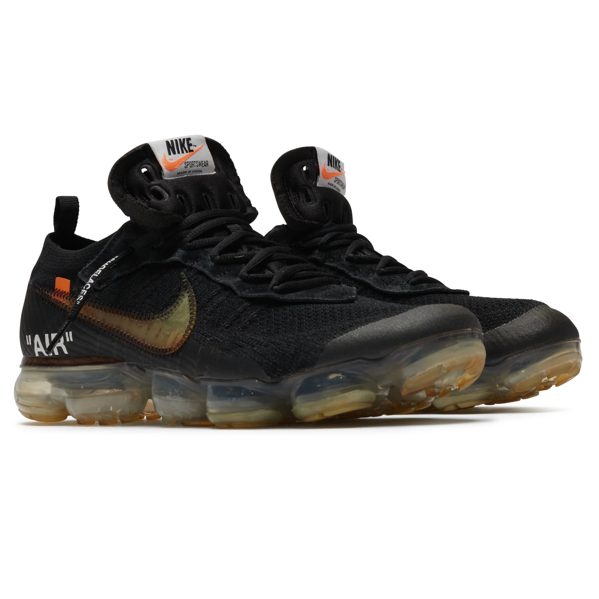Authentic Pre-Owned Nike x Off-White Black Vapormax 2.0 Sneakers - Limited Edition Streetwear for Men & Women | Perfect for Urban Fashion & Sneaker Collectors