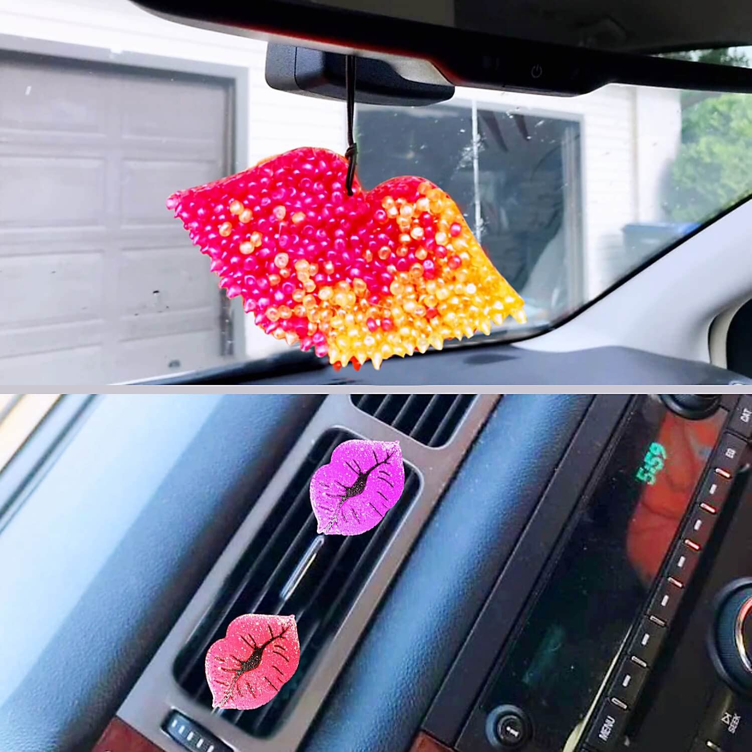 Rifanda Large Silicone Lip Freshies Mold for Wax Melts, Candles, Soap & Resin Crafts - DIY Car Air Freshener, Home Decor & Gift Making Supplies (Perfect for Bathroom, Office & Car Fragrance)