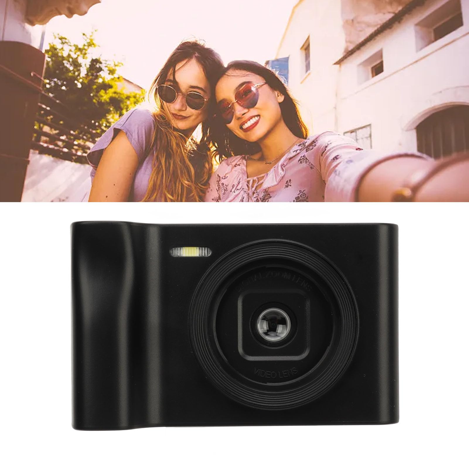 20MP Digital Camera for Photography - 1080P FHD Compact Camera for Kids, Teens & Beginners | 8X Zoom, Rechargeable, Supports 32GB SD Card - Perfect for Travel, Vlogging & Everyday Photography