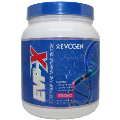 Evogen EVP X Premium Pre-Workout Supplement - Watermelon Flavor, 292g for Enhanced Energy & Focus - Ideal for Gym, Fitness & Bodybuilding
