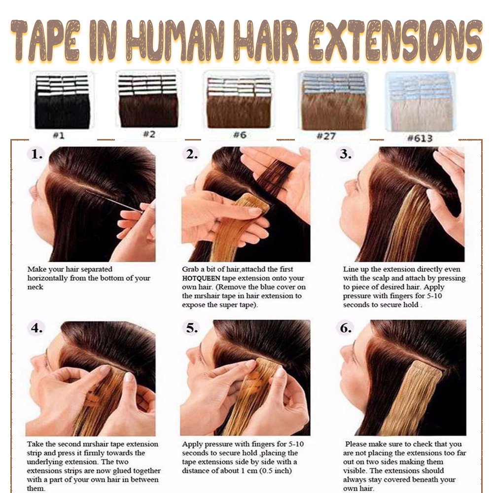 Benehair Remy Tape in Hair Extensions 20 Inch - 100g Human Hair Weft #12P613 (40pcs) - Golden Brown & Bleach Blonde Wavy Hair for Seamless Blending - Perfect for Parties, Weddings & Daily Styling
