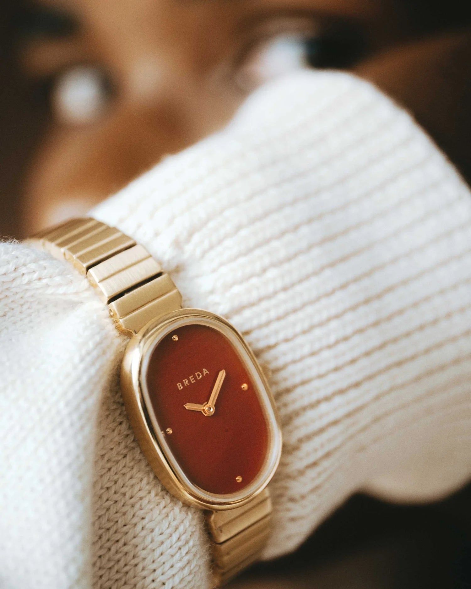 Breda Jane Elemental Bracelet Watch for Women - Minimalist Gold & Silver Bracelet Watch - Perfect for Everyday Wear, Office & Casual Outfits