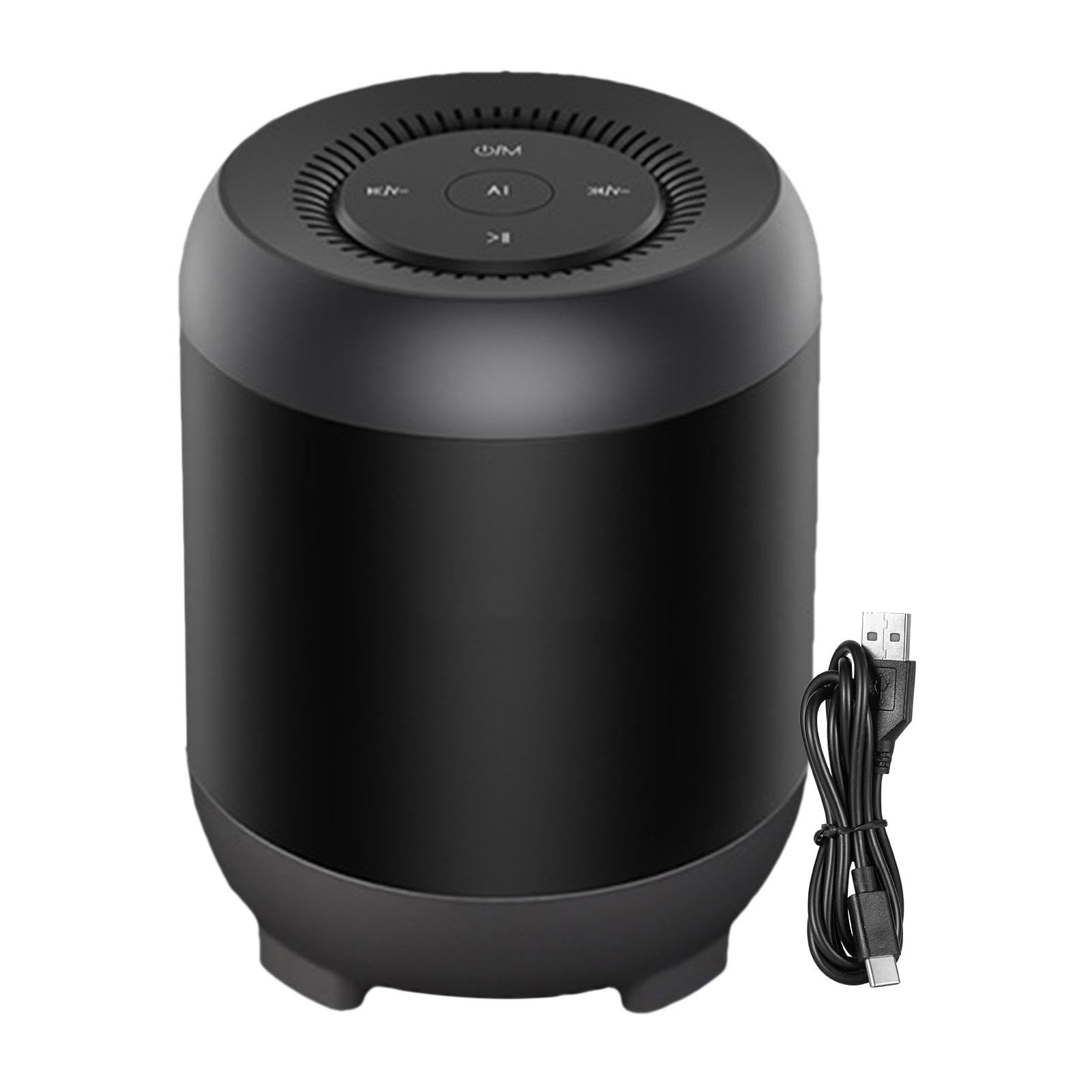 Portable Bluetooth Speaker with Deep Bass, Wireless Waterproof Speaker, Voice Control & Memory Card Slot - Perfect for Backpacking, Home, Outdoor, Travel and Party Use
