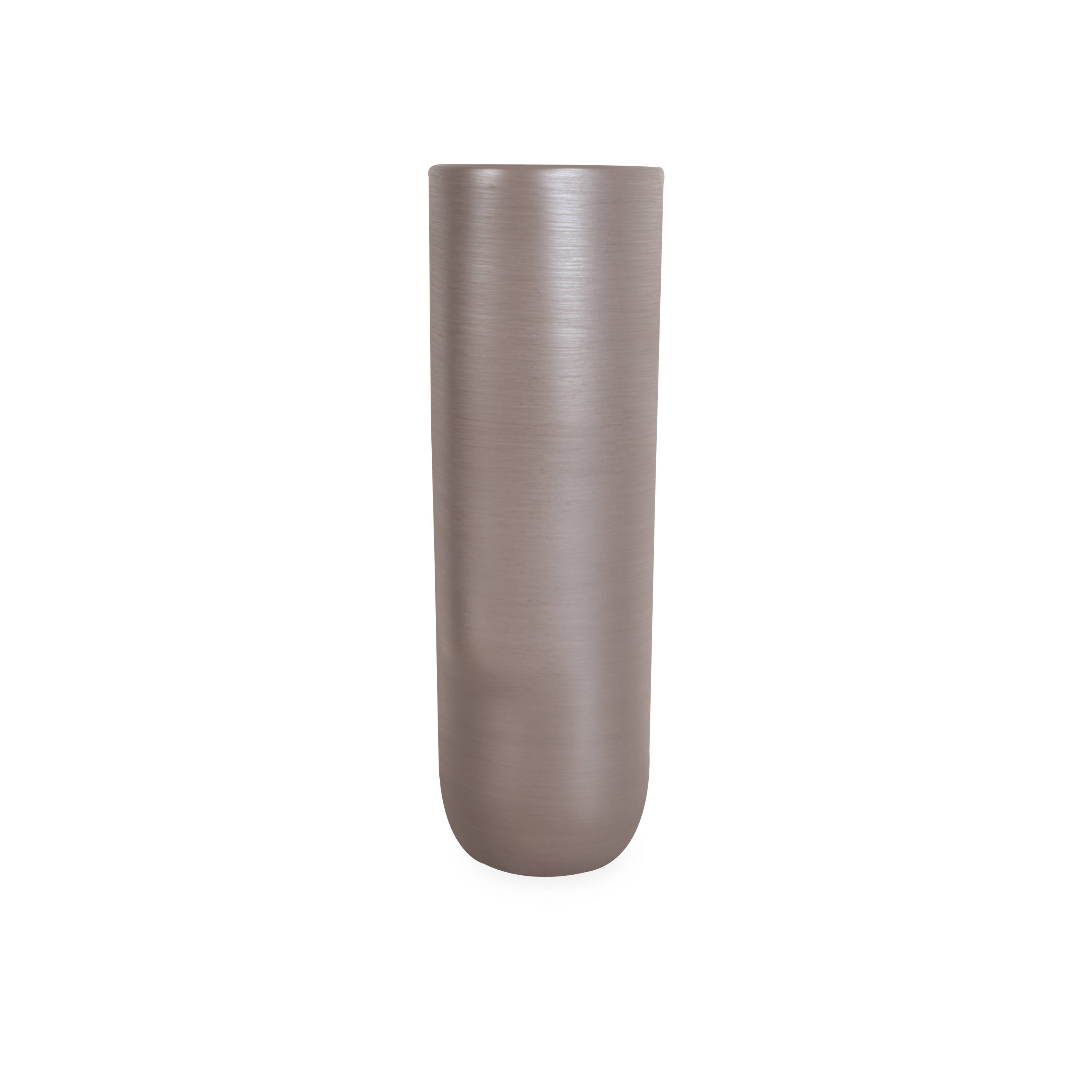 Elegant Taupe Ceramic Vase - Modern Home Decor for Centerpiece, Wedding, Living Room & Office Decorations