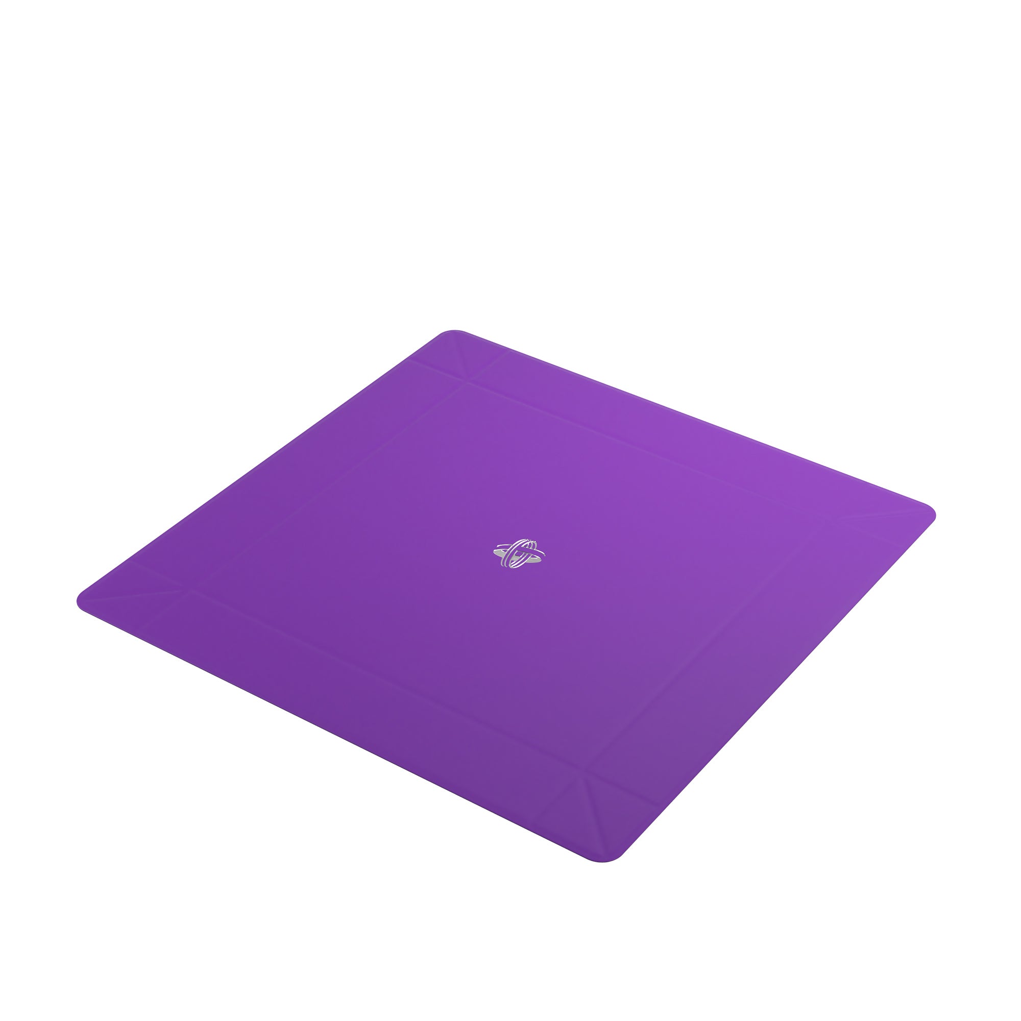 Premium Magnetic Dice Tray - Square Black & Purple for D&D, Board Games & Casino Night - Portable Gaming Accessory for Tabletop RPGs, Poker & Family Game Nights