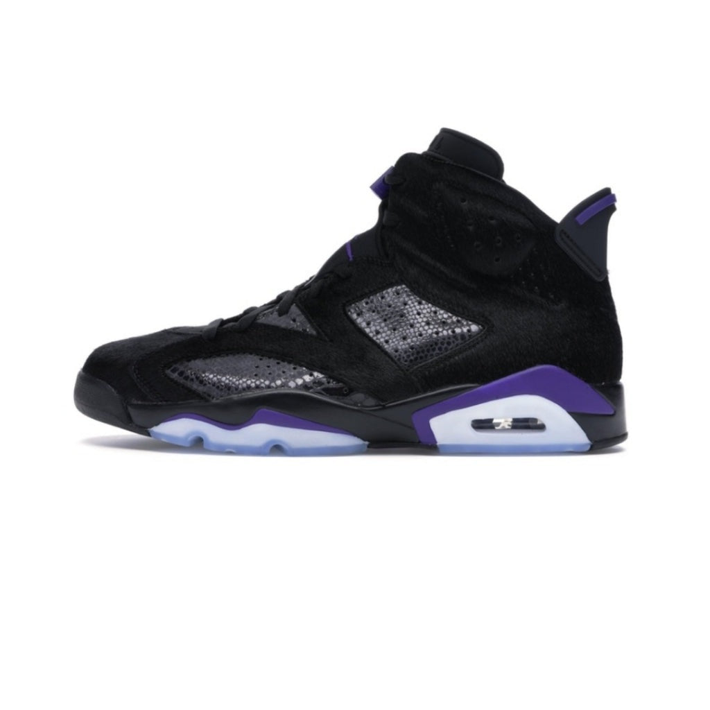 Air Jordan 6 Retro Men's Basketball Shoes - Black/Dark Concord - Social Status Edition | Perfect for Streetwear, Sneaker Collecting & Casual Fashion