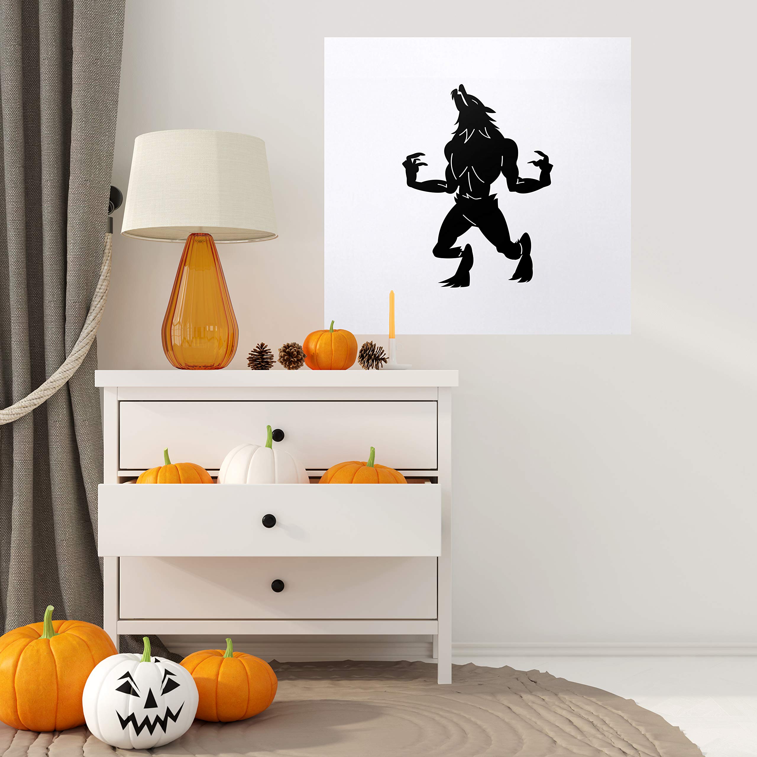 Werewolf Halloween Flags - Mato & Hash Halloween Graphic Hanging Decor for Outdoor & Indoor Halloween Party Decorations