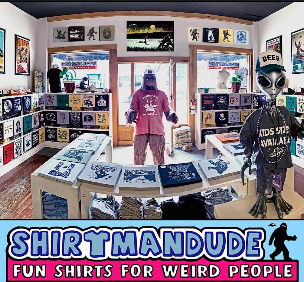 Chupacabra Cryptid T-Shirt | Weird Cryptozoology Graphic Tee for Men, Women & Kids | Mothman Monster Design | Perfect for Halloween Costumes, Comic Con & Cryptid Enthusiasts
