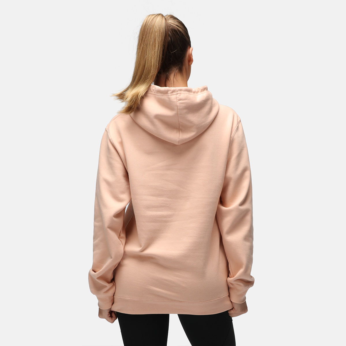 Peach Diamond Hoodie - Soft & Stylish Women's Pullover Sweatshirt for Casual Wear, Gym & Outdoor Activities