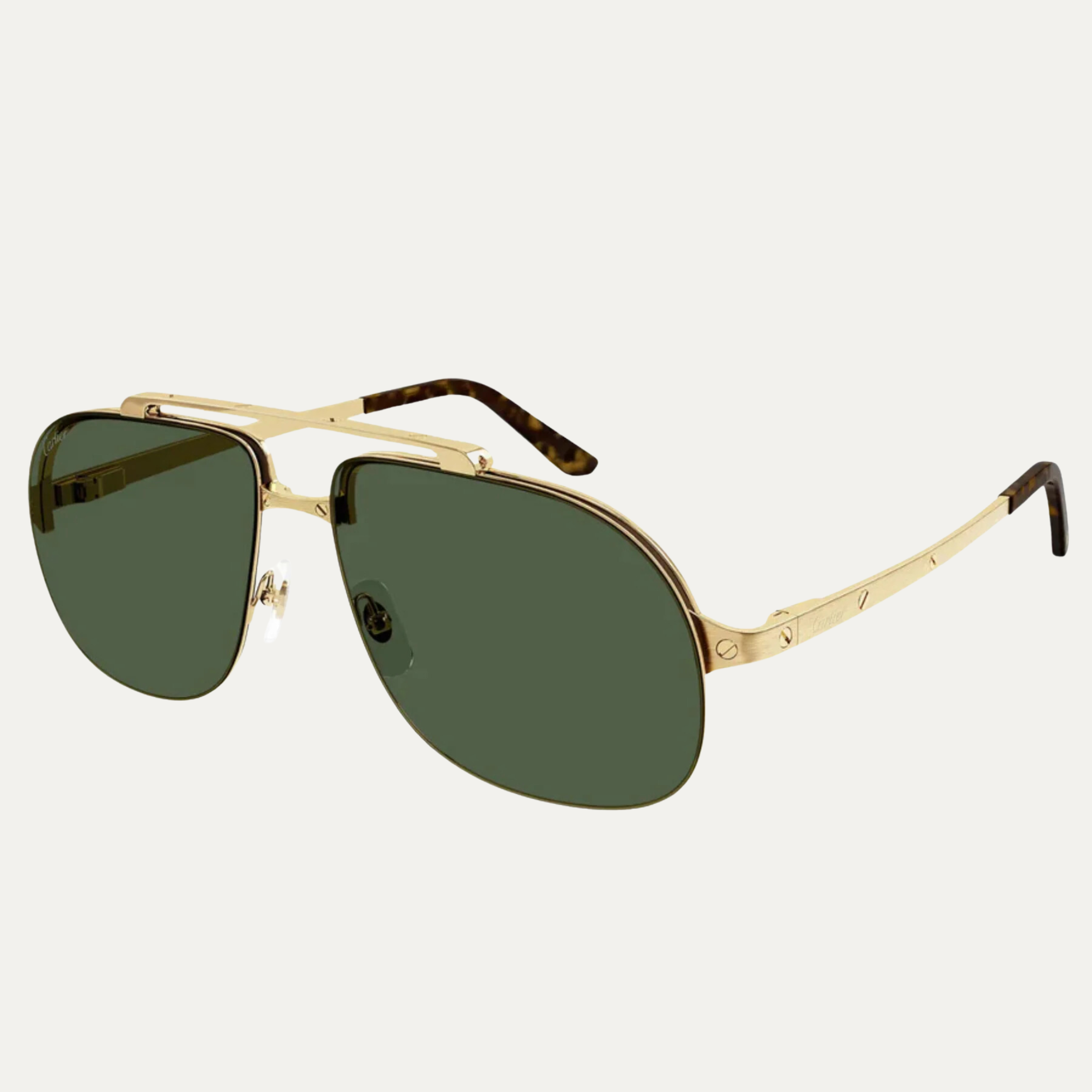Cartier CT0353S 002 62mm Men's Metal Frame Sunglasses - UV Protection, Luxury Style for Driving & Outdoor Activities