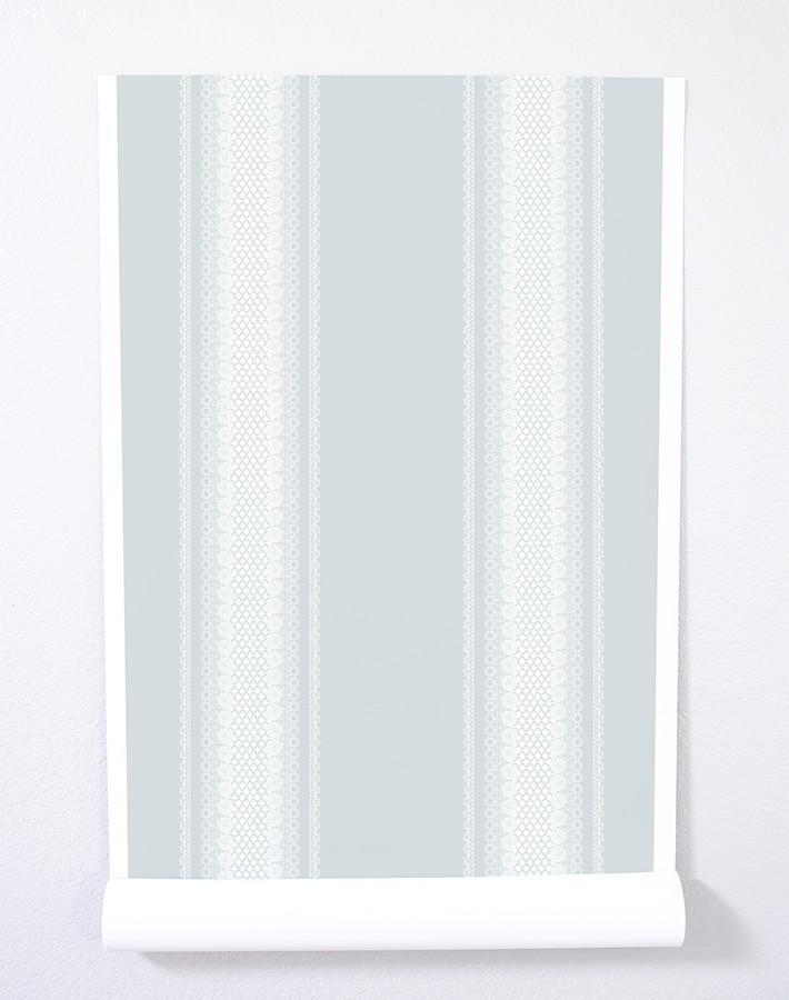 Nathan Turner Gray Lace Front Wallpaper - Elegant Home Decor for Living Room, Bedroom & Dining Area