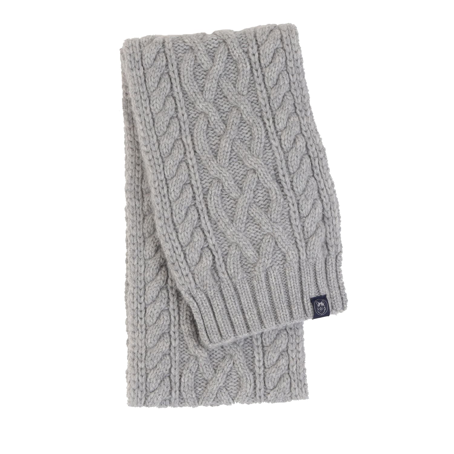 Luxury Women's Cross Cable Knit Cashmere Scarf - Soft Winter Warm Wrap - Perfect for Cold Weather, Office & Outdoor Activities