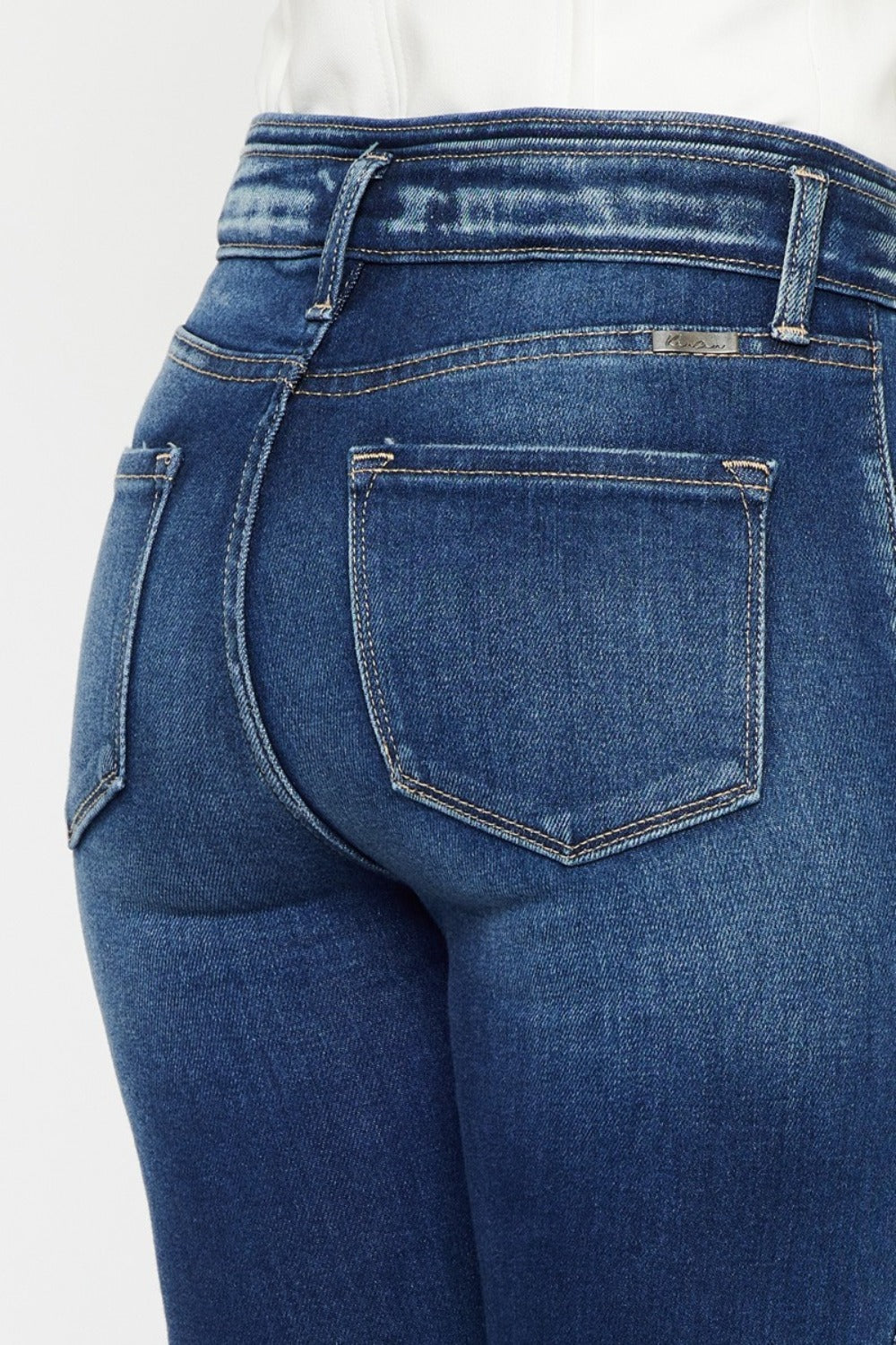 Kancan Women's Full Size High Rise Ankle Skinny Jeans - Stretch Denim Pants for Casual Wear & Night Out