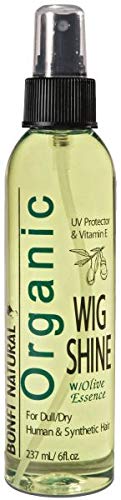 Organic Wig Shine Spray with Olive Oil - 2 Pack | Hydrating & Frizz Control for Synthetic & Human Hair Wigs | Perfect for Daily Styling & Special Occasions