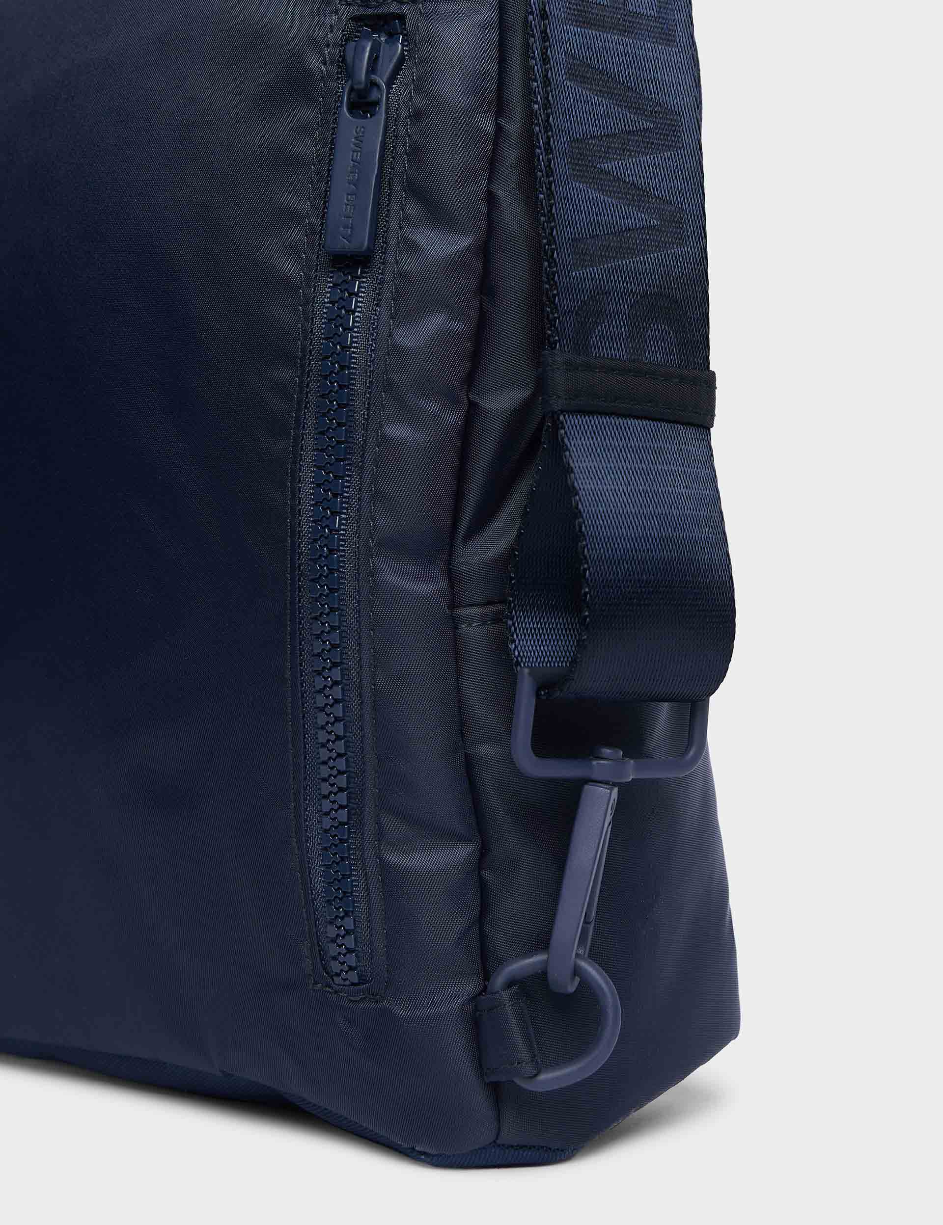 Motion Sling Bag - Navy Blue Crossbody Bag for Men & Women | Water-Resistant Travel & Gym Shoulder Bag for Hiking, Cycling & Everyday Use