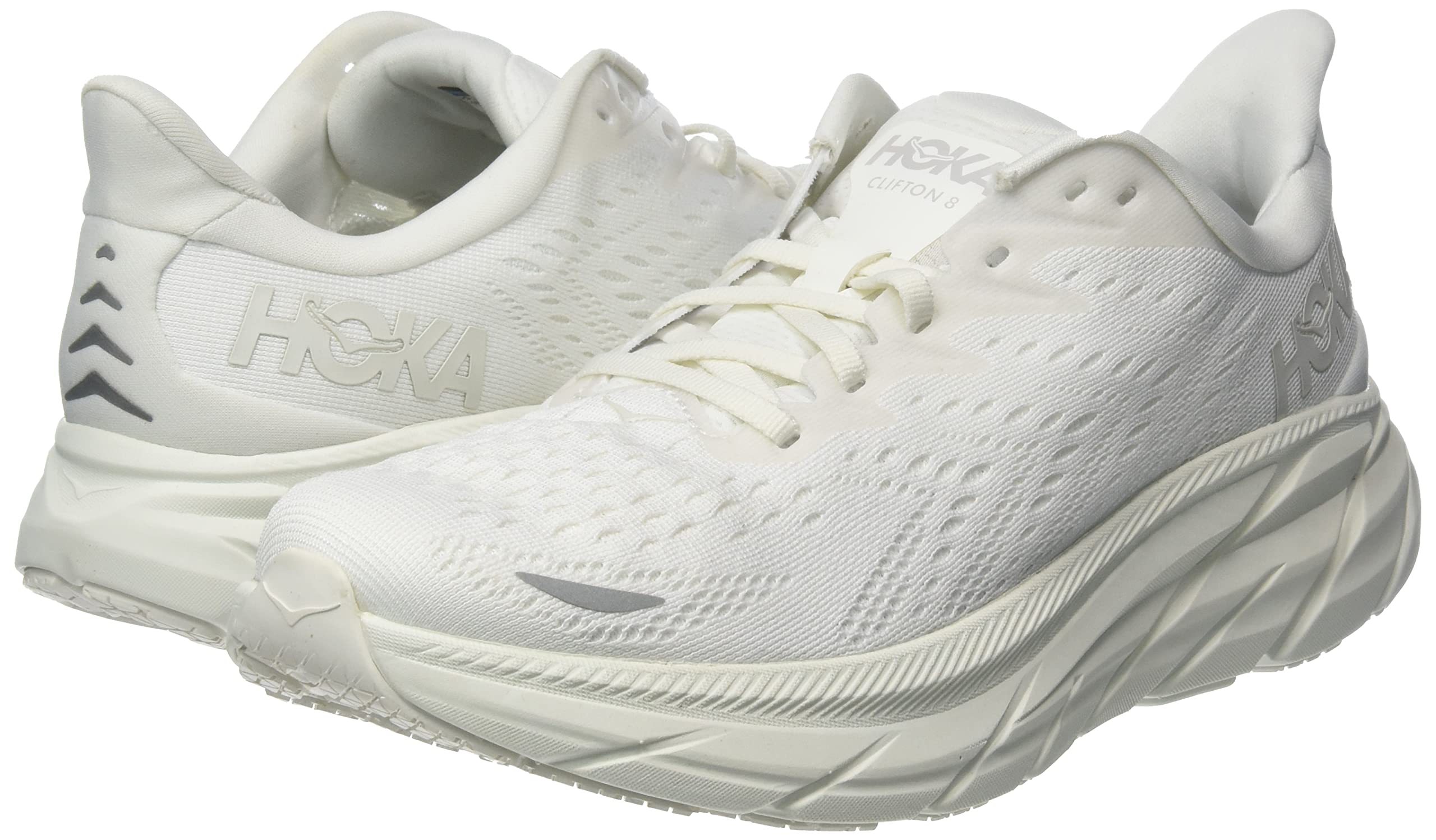 HOKA ONE ONE Women's Clifton 8 Running Shoes - Lightweight Cushioned Sneakers for Road Running, Jogging & Gym Workouts - Perfect for Marathon Training & Everyday Comfort