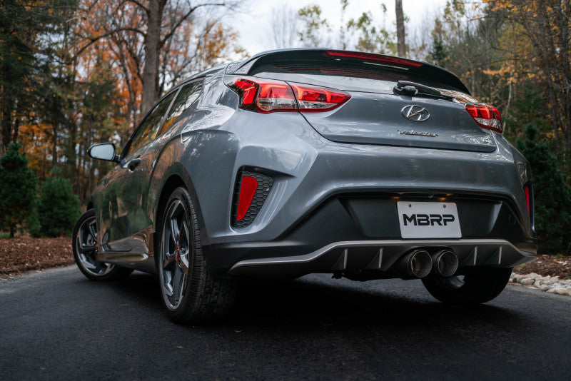 MBRP Hyundai Veloster Turbo Cat Back Exhaust System - Aluminized Steel (2019+ Models) - High Performance Sound & Power for Street & Track Racing