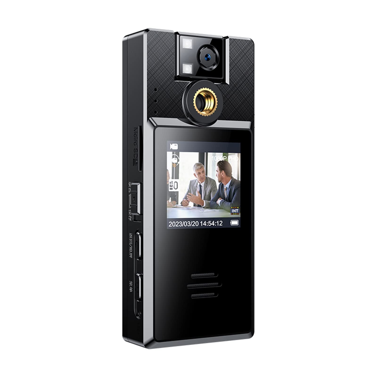 BODORME A52 1080P Full HD Action Camera with Motion Detection, 360° Rotatable Clip & 8GB TF Card - Perfect for Sports, Adventure, Vlogging & Underwater Recording