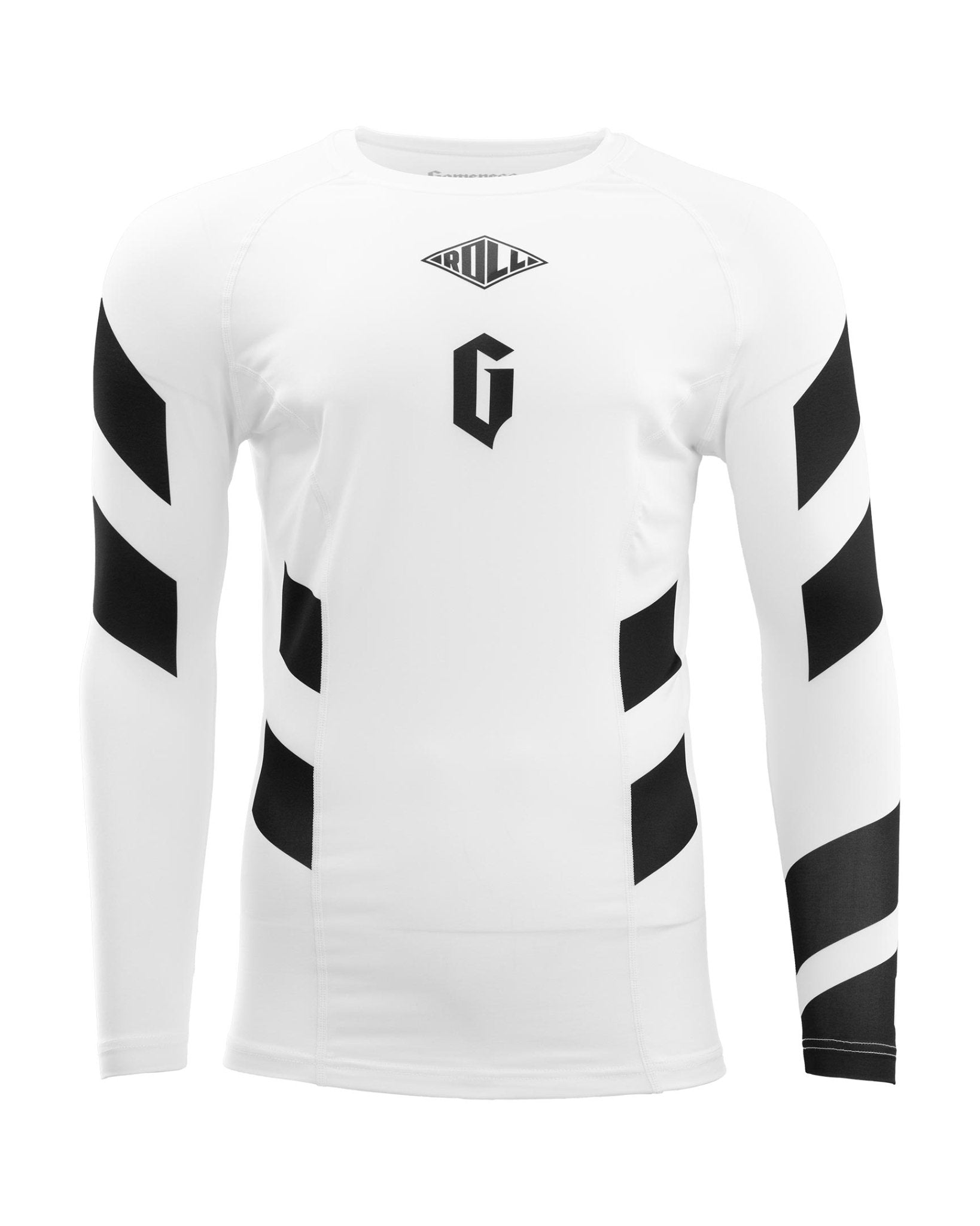 Men's Long Sleeve Pro Ranked Rash Guard - UPF 50+ Sun Protection for Surfing, MMA & Water Sports