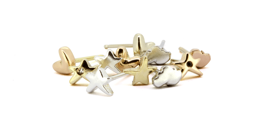 Sky & Plane Stud Earrings - Dainty Silver Aviation Jewelry for Women - Perfect for Travel, Flying & Everyday Wear