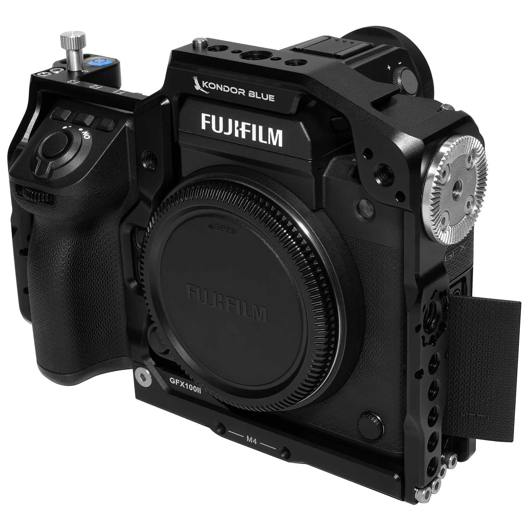 Kondor Blue Fujifilm GFX100 II Camera Cage - Durable Aluminum Alloy Protection for Professional Photography & Videography | Perfect for Studio, Travel & Outdoor Shoots