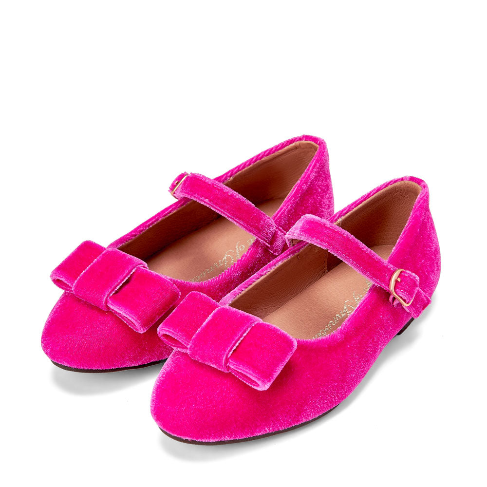 Ellen Velvet Fuchsia Women's Dress - Elegant & Comfortable for Parties, Weddings & Special Occasions