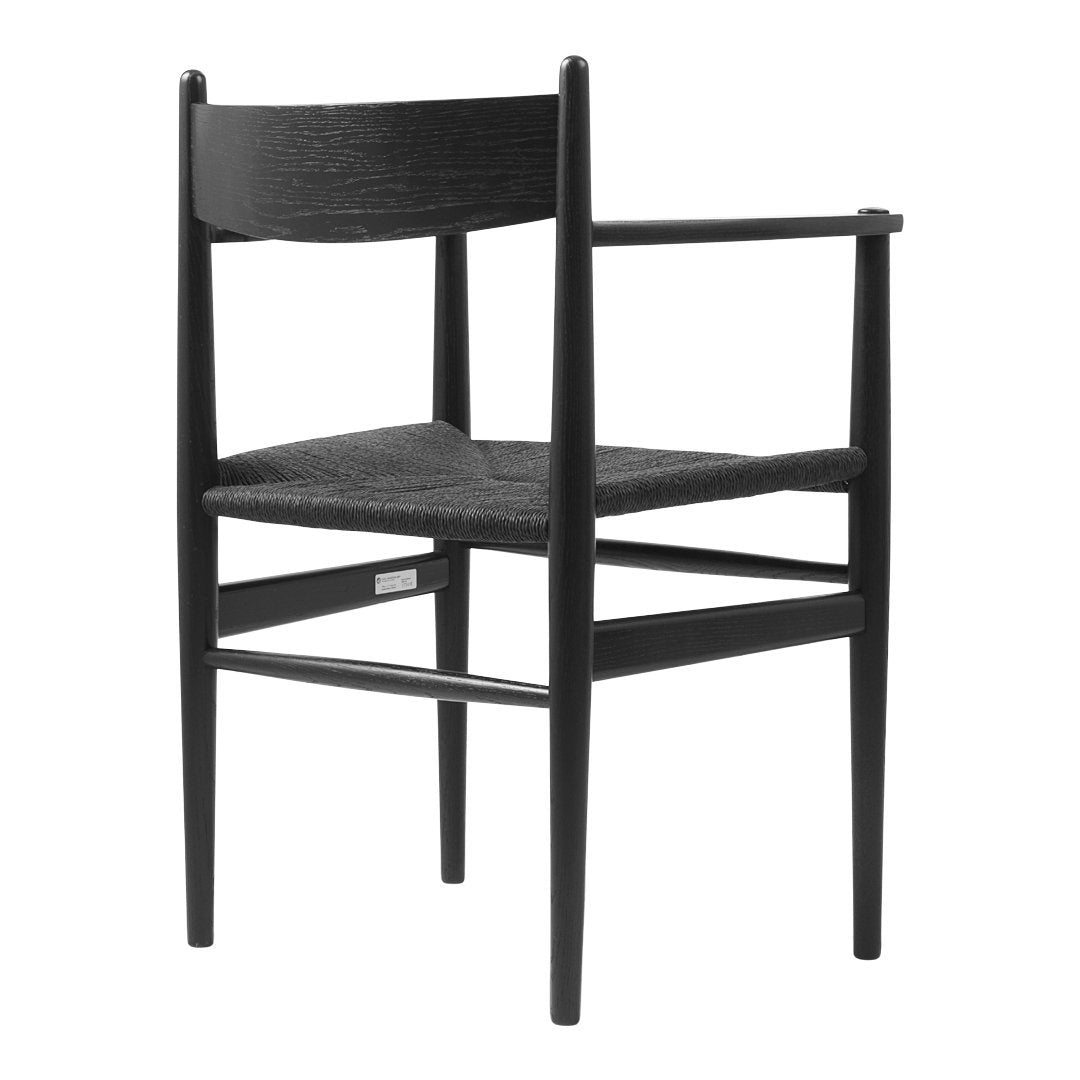 Carl Hansen & Son Wegner CH37 Armchair - Mid-Century Modern Lounge Chair for Living Room, Office, or Reading Nook