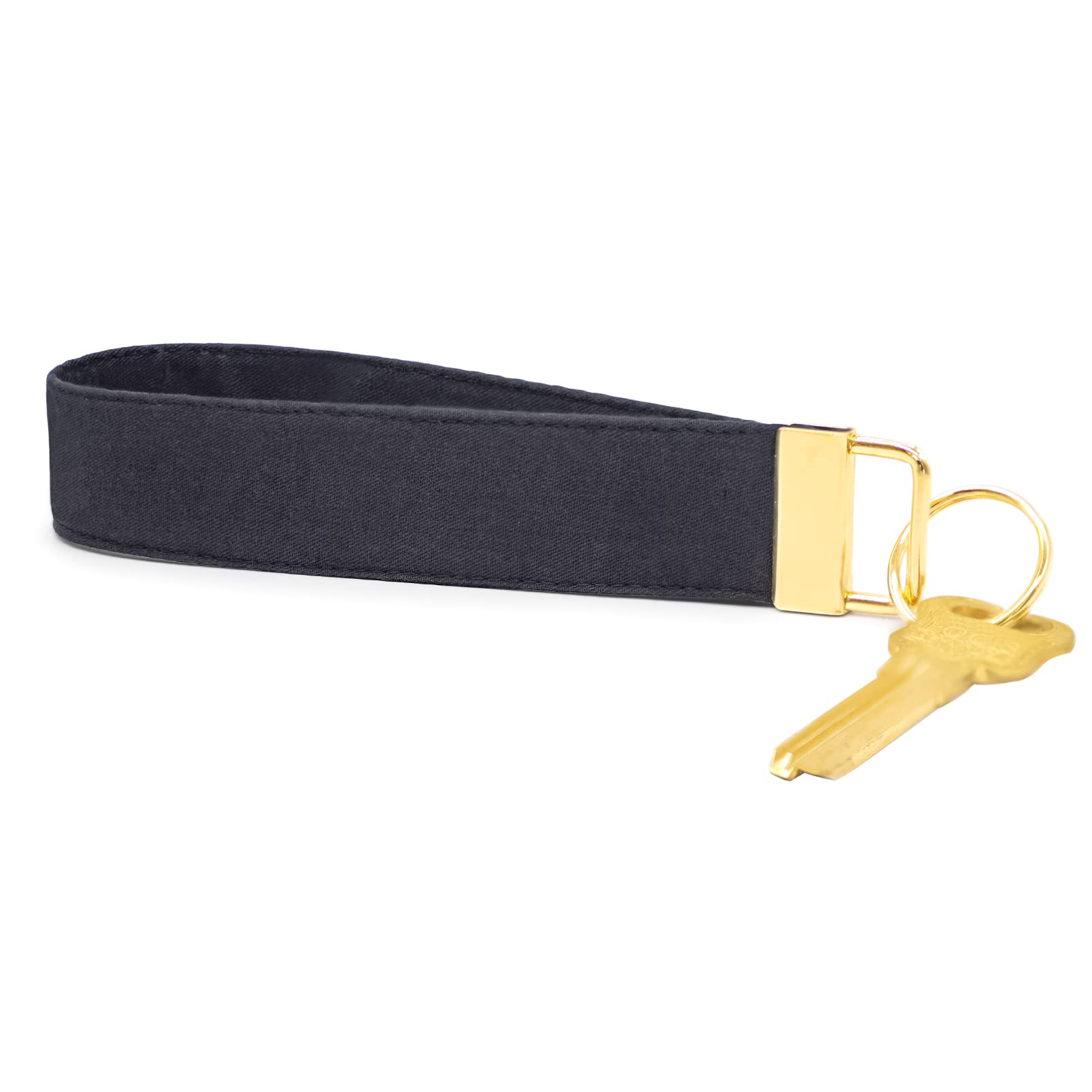 Durable Wristlet Strap Keychain for Men - Short Fabric Lanyard Key Fob for Keys, Phone Case, Wallet & ID Holder | Perfect for Everyday Carry, Work, Travel & Gym Use
