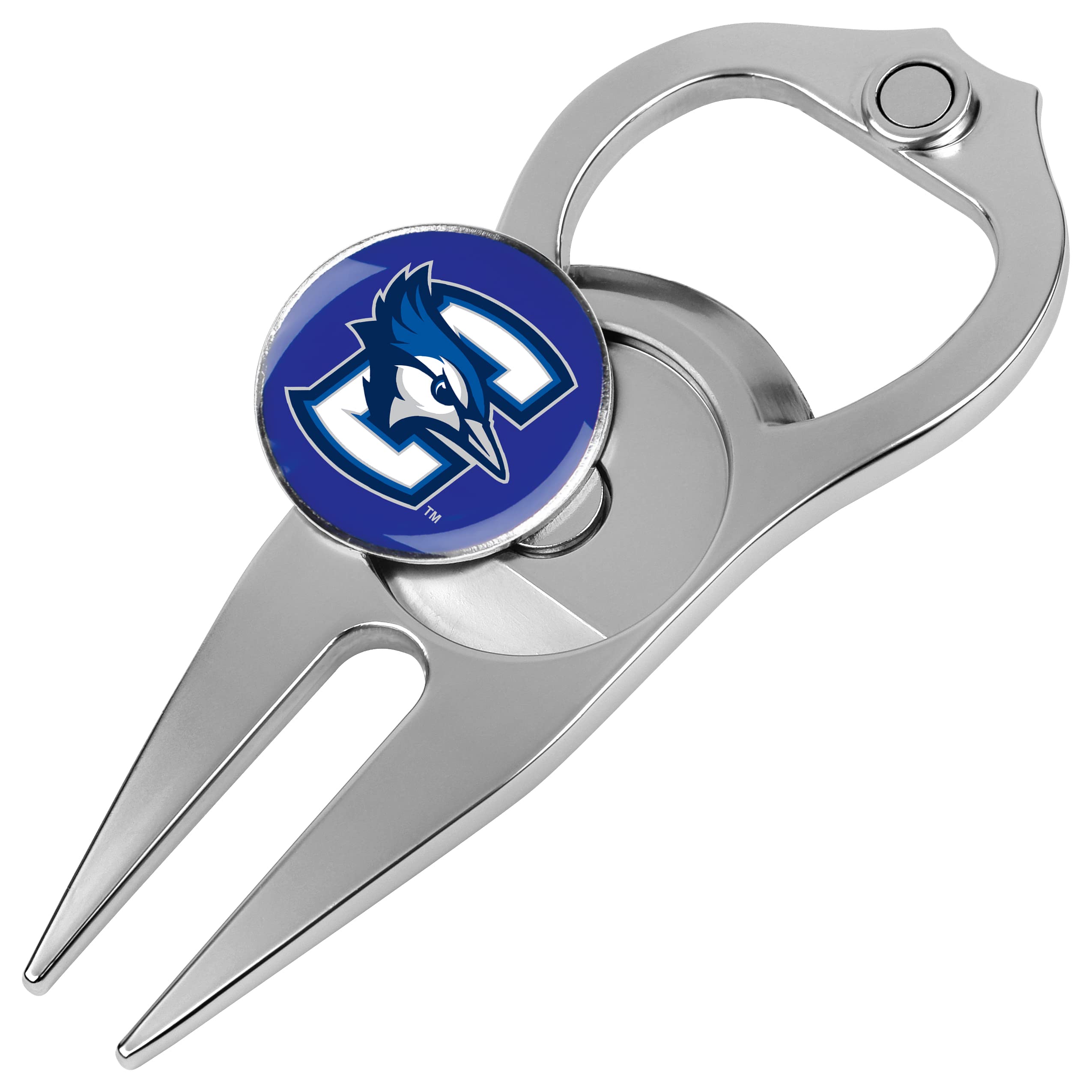 LinksWalker NCAA Unisex Hat Trick Divot Tool - Golf Ball Marker & Repair Tool for Men & Women - Perfect for Golf Courses, Driving Ranges & Tournaments