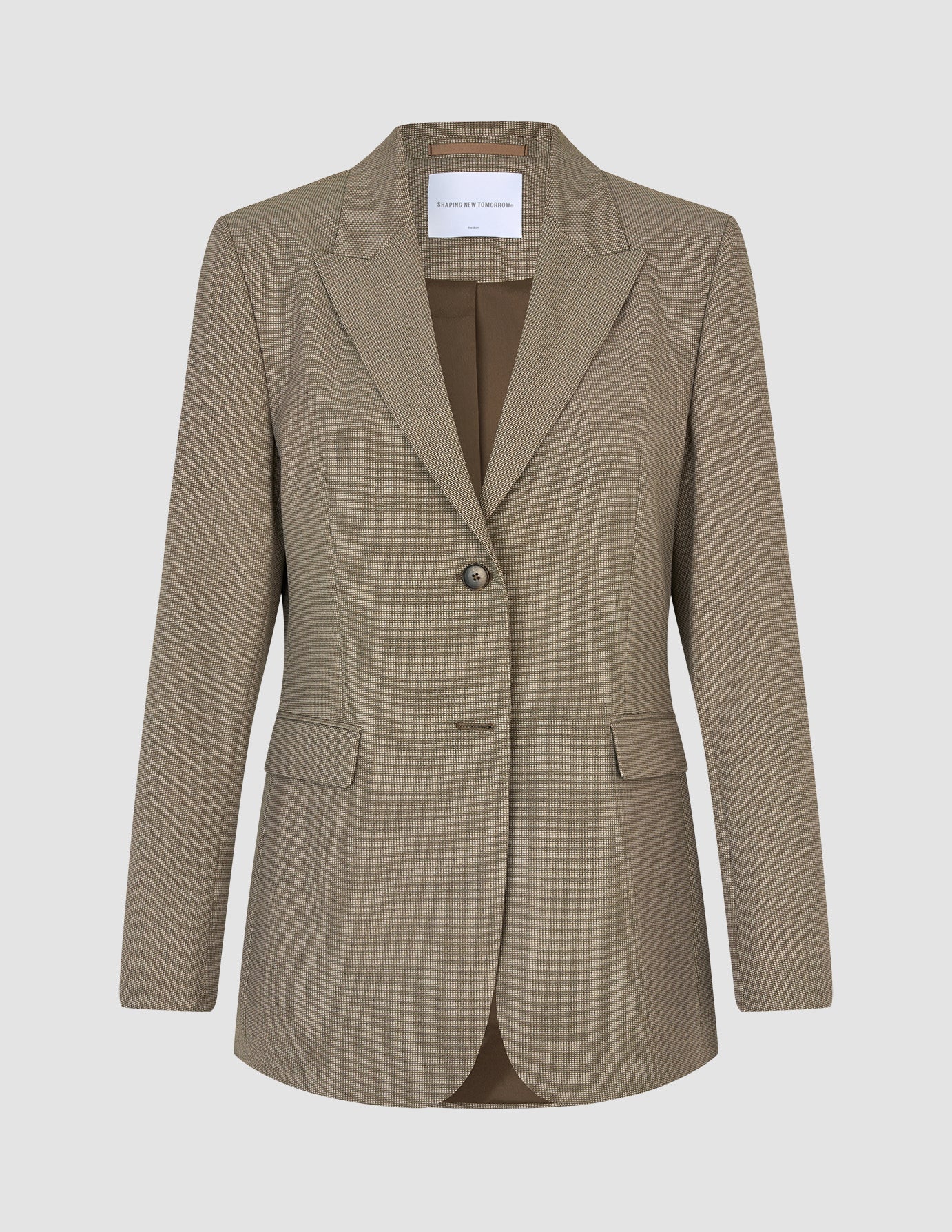 Essential Blazer Latte - Stylish Women's Casual Blazer for Office & Everyday Wear | Perfect for Work, Dates & Business Meetings