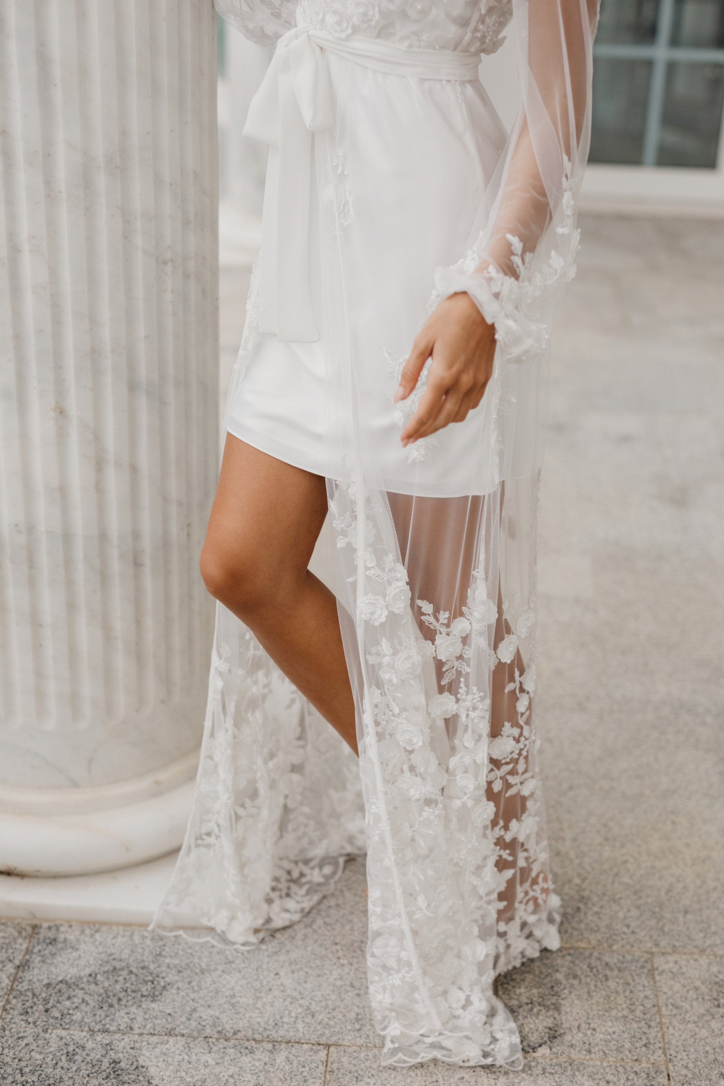 Steffanie Beaded Floral Lace Maxi Dress with Slip - Elegant Boho Wedding Guest Dress for Summer Parties & Beach Vacations