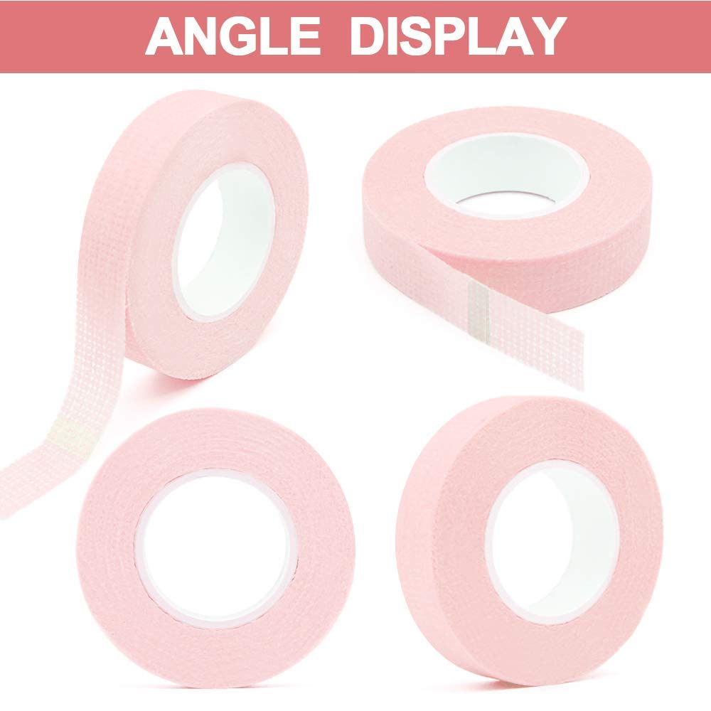 Lorvain Eyelash Extension Tape - 6 Rolls Breathable Micropore Fabric Tape (1/2