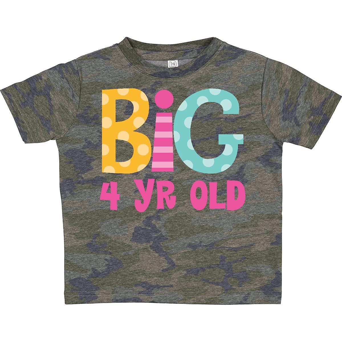 4th Birthday Big 4 Year Old Toddler T-Shirt | Cute & Comfortable Kids Birthday Outfit | Perfect for Birthday Parties, Photos & Celebrations