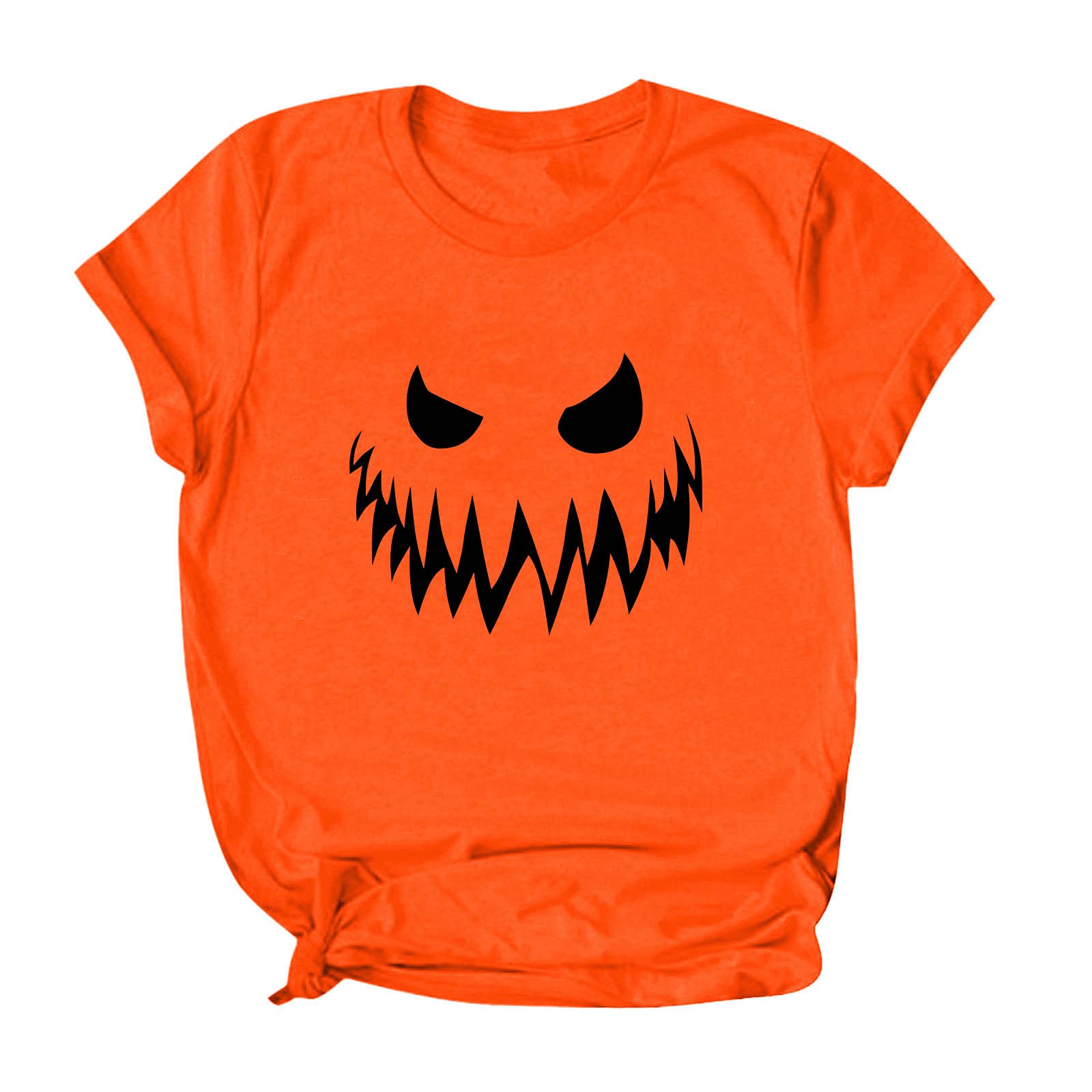 Women's Halloween Graphic T-Shirt - Cute Short Sleeve Loose Fit Tee for Summer & Fall | Casual Wear, Costume Party, Spooky Season Outfits