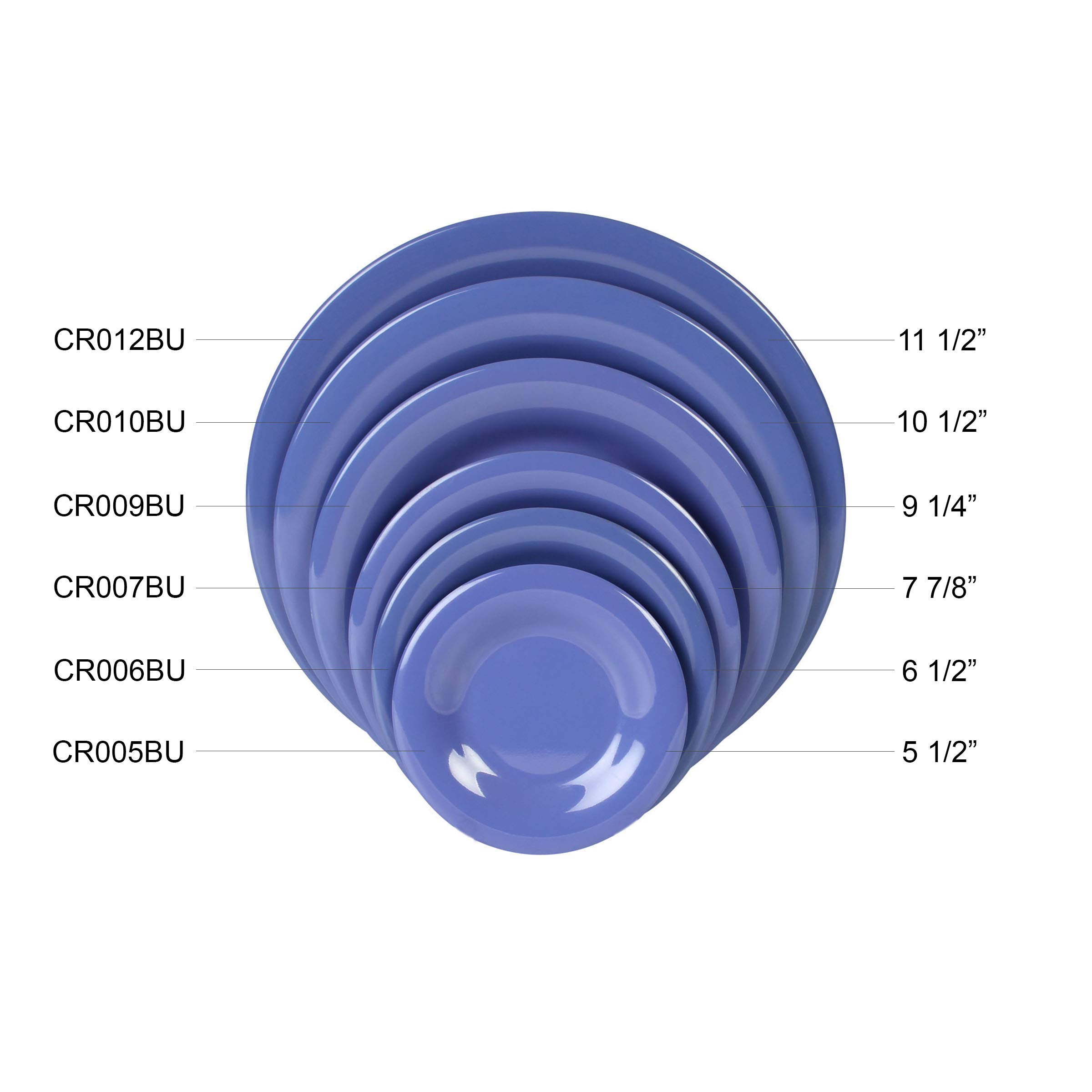 Premium 9-Inch Purple Melamine Dinner Plates - Set of 12, Shatterproof & Lightweight for Outdoor Dining, Picnics, Camping & Everyday Use