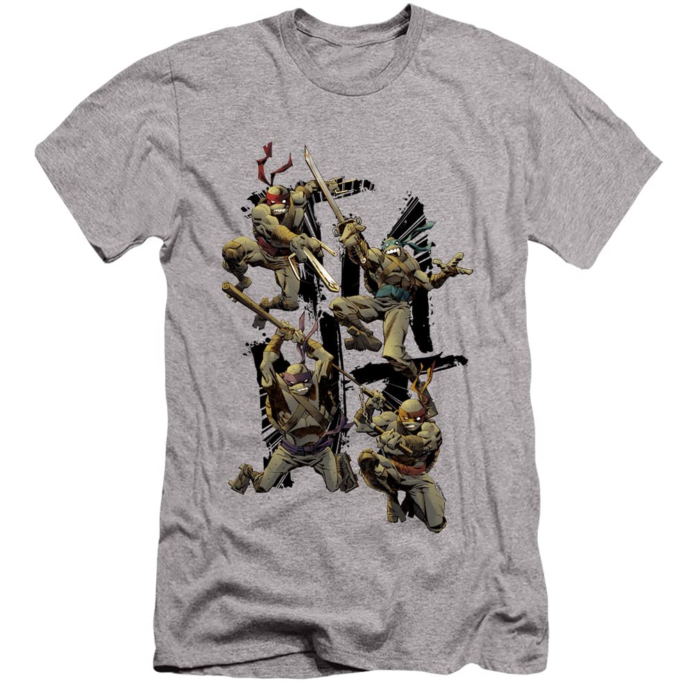 TMNT Teenage Mutant Ninja Turtles Shinobi Slim Fit Unisex Adult T-Shirt | Official Licensed Apparel | Perfect for Cosplay, Comic Con & Casual Wear