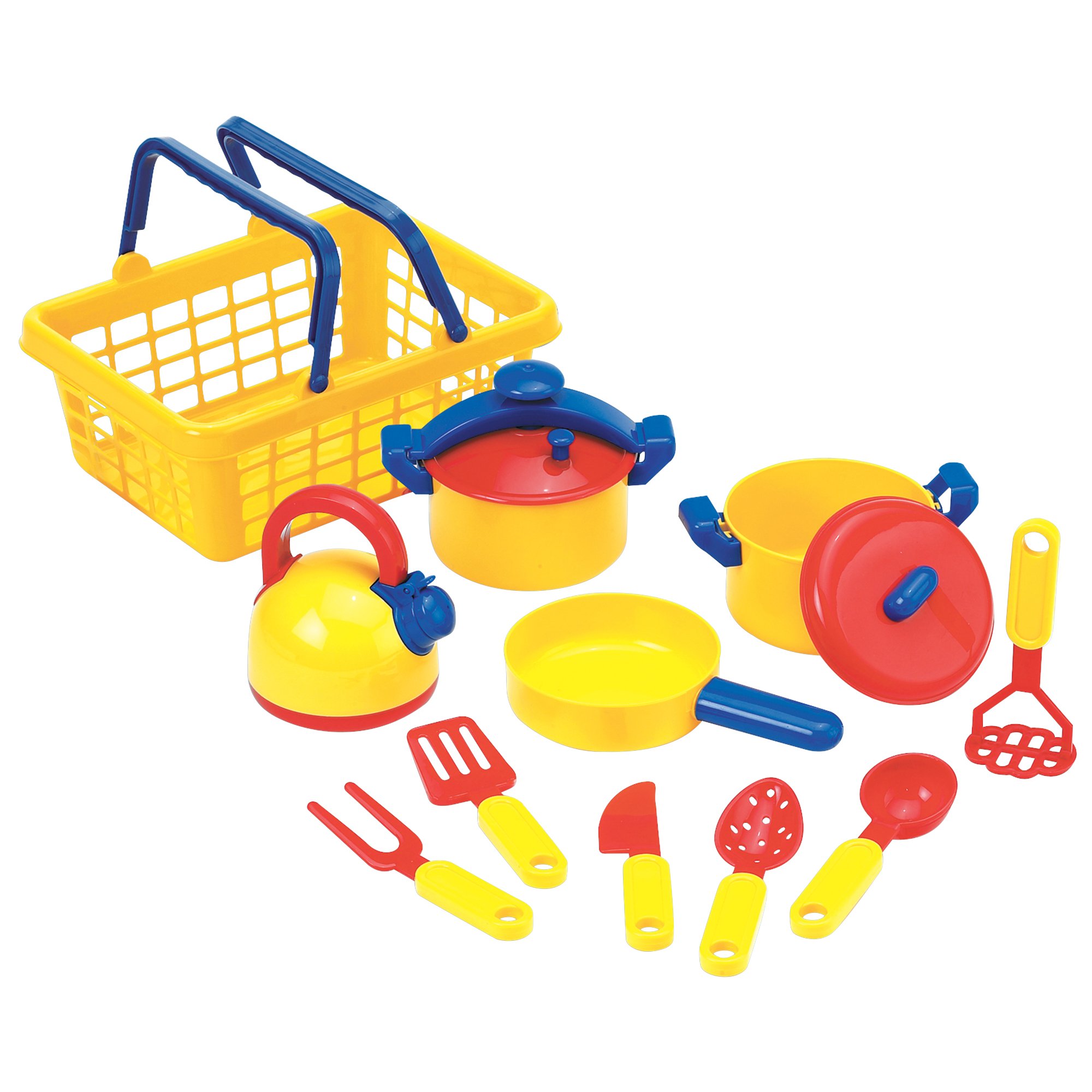 Educational Insights Pots 'N' Pans Set - 13 Piece Pretend Kitchen Toy for Kids Ages 3+ | STEM Learning, Role Play, Toddler Cooking Set for Imaginative Play & Early Childhood Development