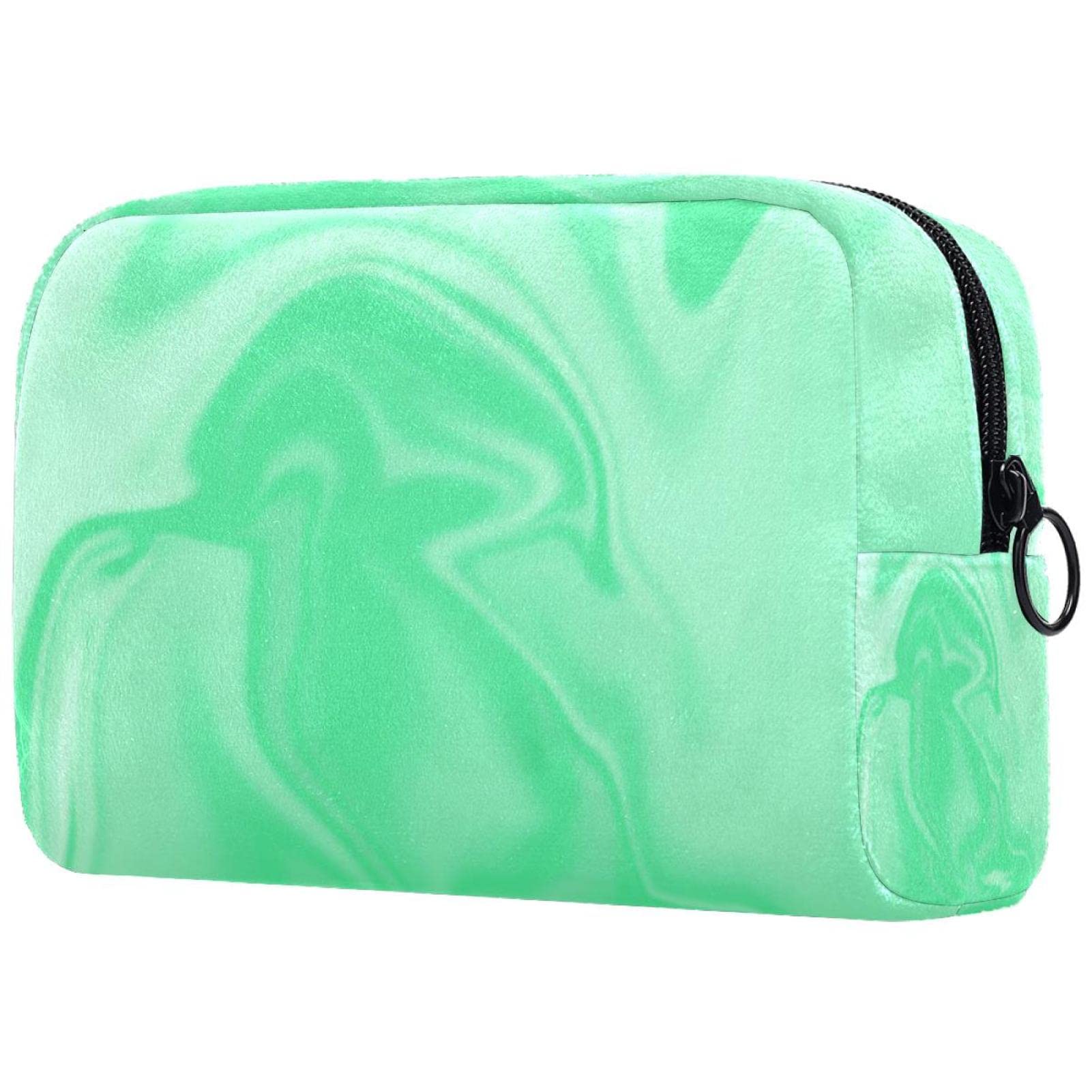 Abstract Pattern Makeup Bag - Large Waterproof Cosmetic Organizer with Zipper for Women & Girls | Travel, Gym, Daily Essentials Storage