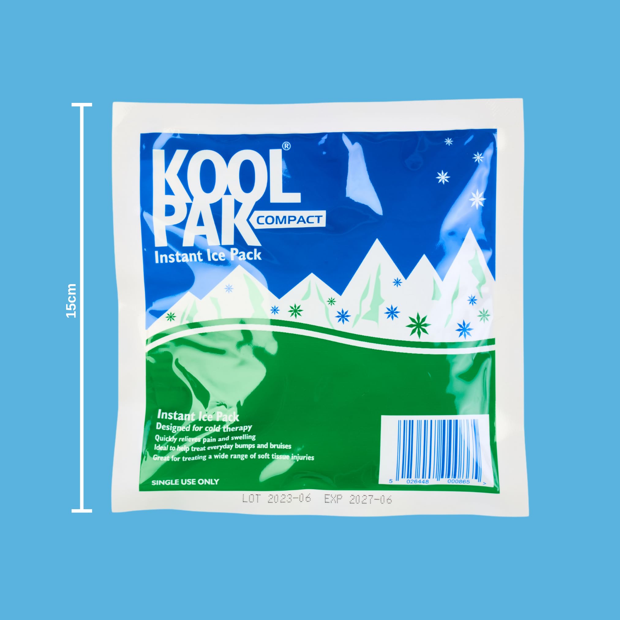 Compact Instant Ice Pack (20-Pack) - Reusable Cold Therapy for Injuries, Pain Relief & First Aid - Perfect for Sports, Gym, Home & Travel