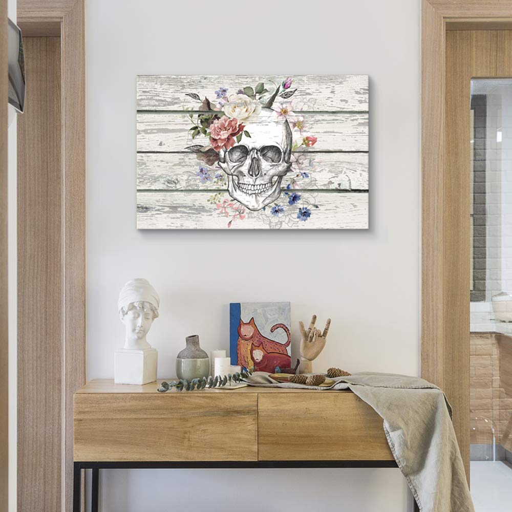 Guns & Rose Canvas Wall Art - 12x18