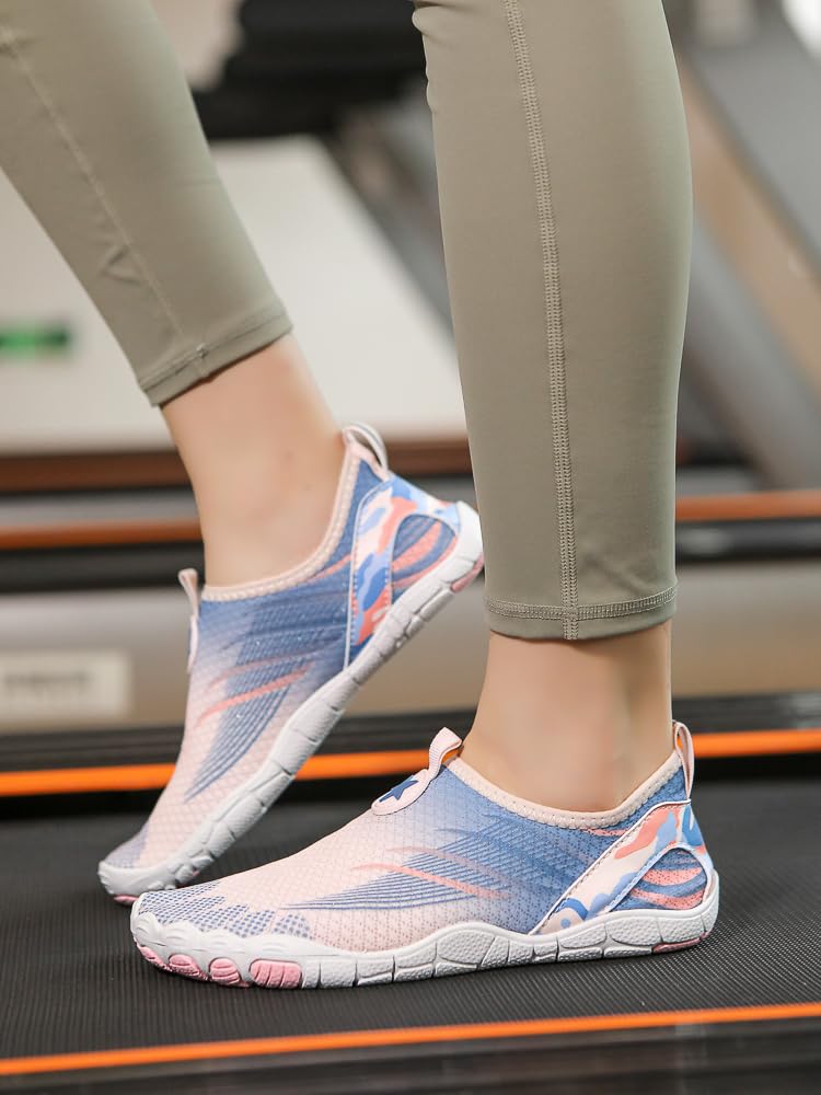 **Women's & Men's Quick-Dry Water Shoes - Barefoot Aqua Socks for Swimming, Beach, Surf, Yoga & Outdoor Activities | Slip-On Soft Comfort for Pool, Walking & Sports**