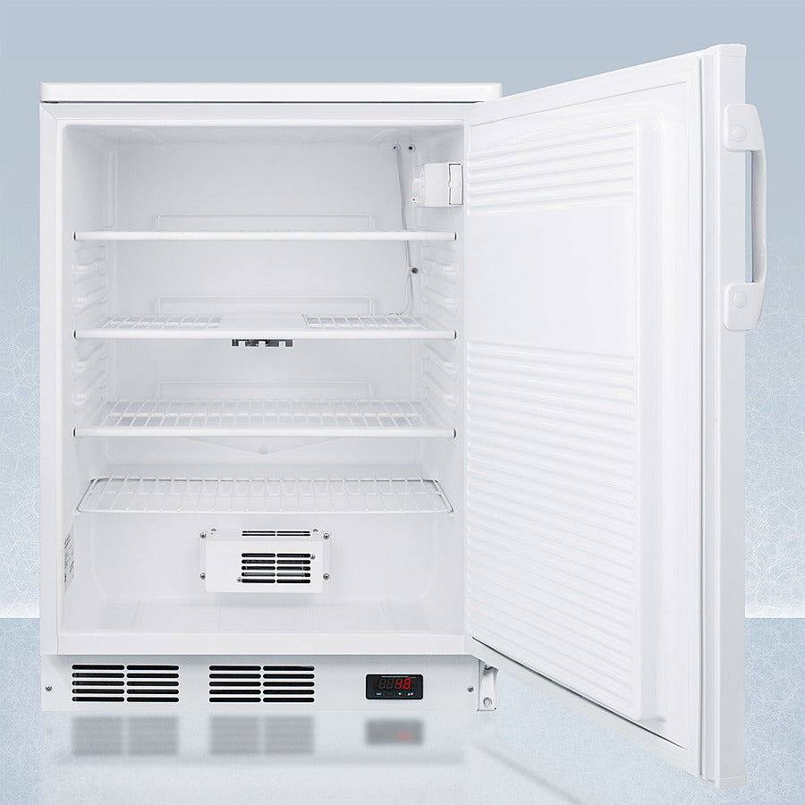Accucold 24-Inch Wide All Refrigerator with Probe Hole FF7LWPRO - Perfect for Commercial Kitchens, Labs, and Medical Facilities