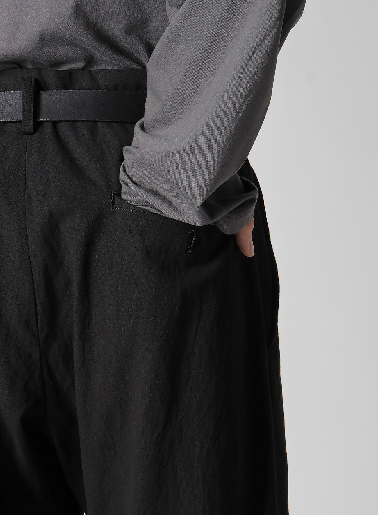 Stylish C/L Canvas Black Belted Hem Pants for Women - Comfortable High-Waisted Trousers for Casual Wear, Office & Everyday Outfits