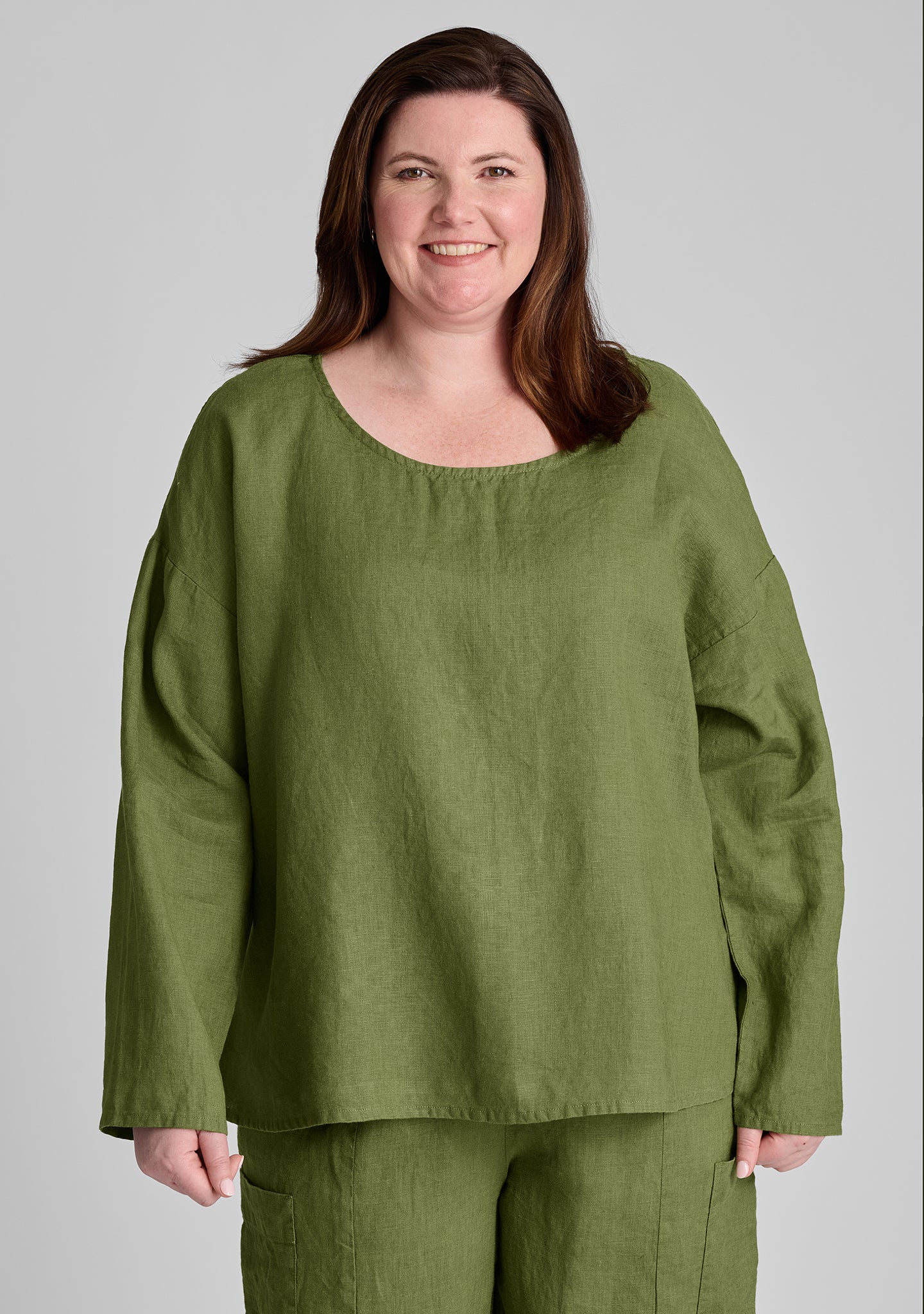 Stylish Long Sleeve Linen Shirt for Women - Breathable & Comfortable Casual Wear - Perfect for Office, Travel, and Summer Outfits