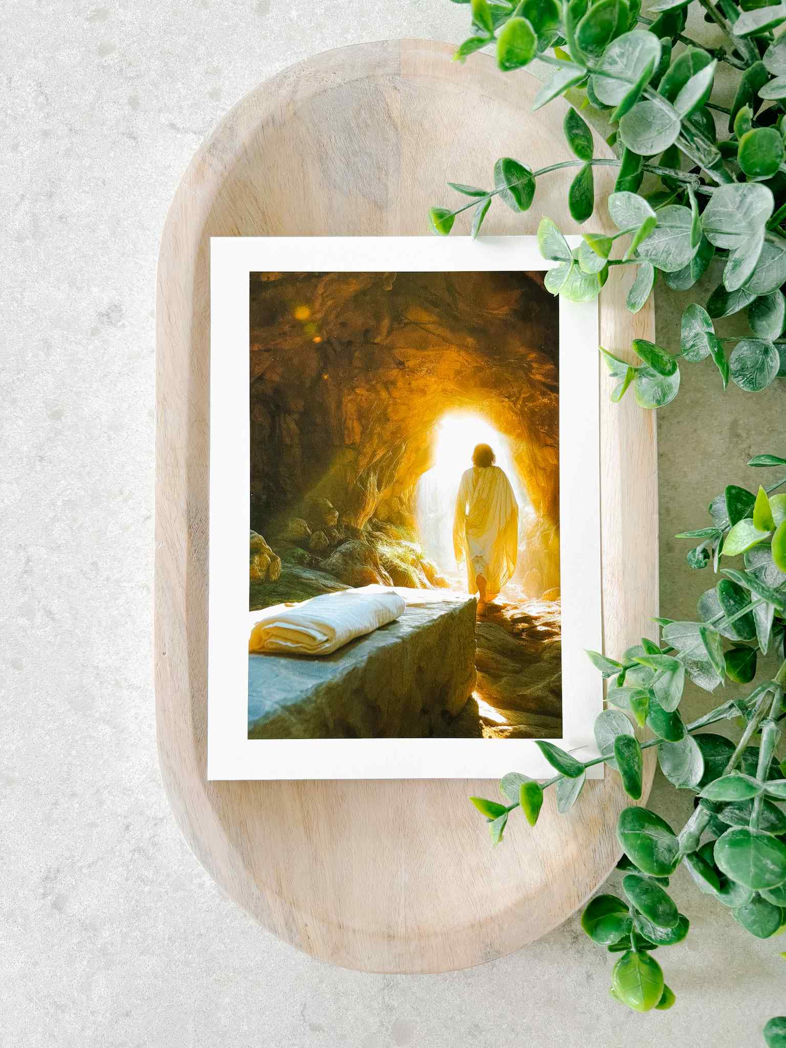 Victory in Jesus Print - Inspirational Christian Wall Art for Home, Church & Office Decor - Perfect for Gifts & Faith-Based Interiors