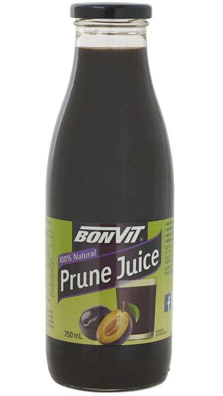 Organic Bonvit Prune Juice for Digestive Health - 100% Natural Constipation Relief - Great for Smoothies, Baking & Daily Wellness Routine